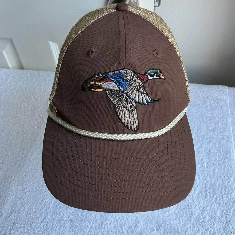 Paramount outdoor Embroidered Duck Brown Trucker Hat
